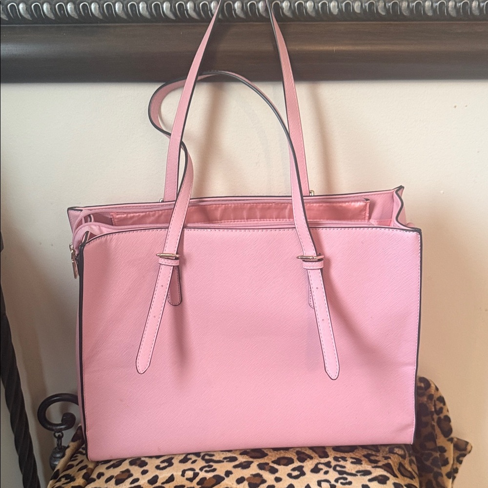 Elegant Pink Laptop Bag  Tote Bag